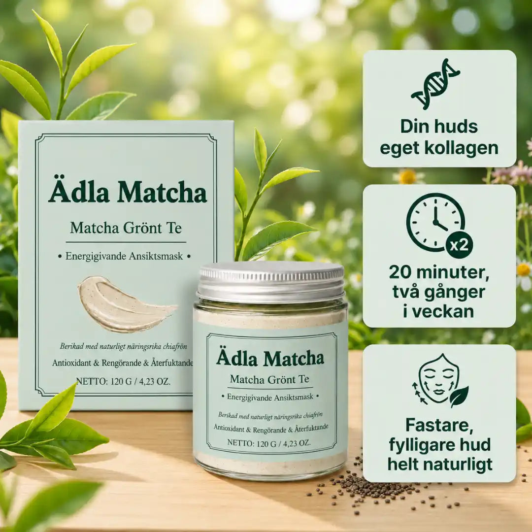 Ädla Matcha Ansiktsmask