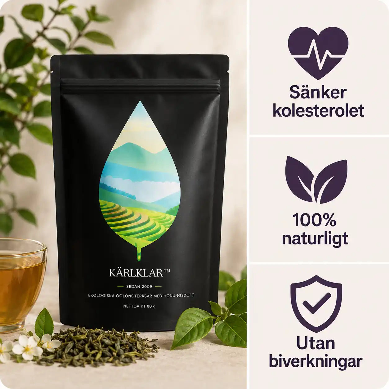 Kärlklar™ | änka kolesterolnivåerna