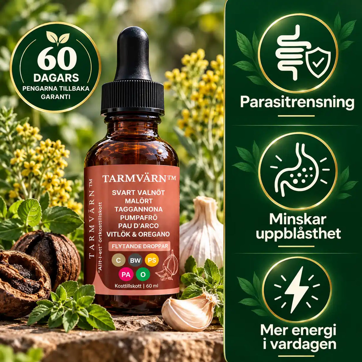 Tarmvärn™ | Malört Parasitrening Detox