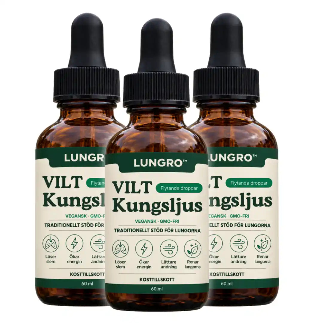 Lungro™ | Lungstödjande örtdroppar