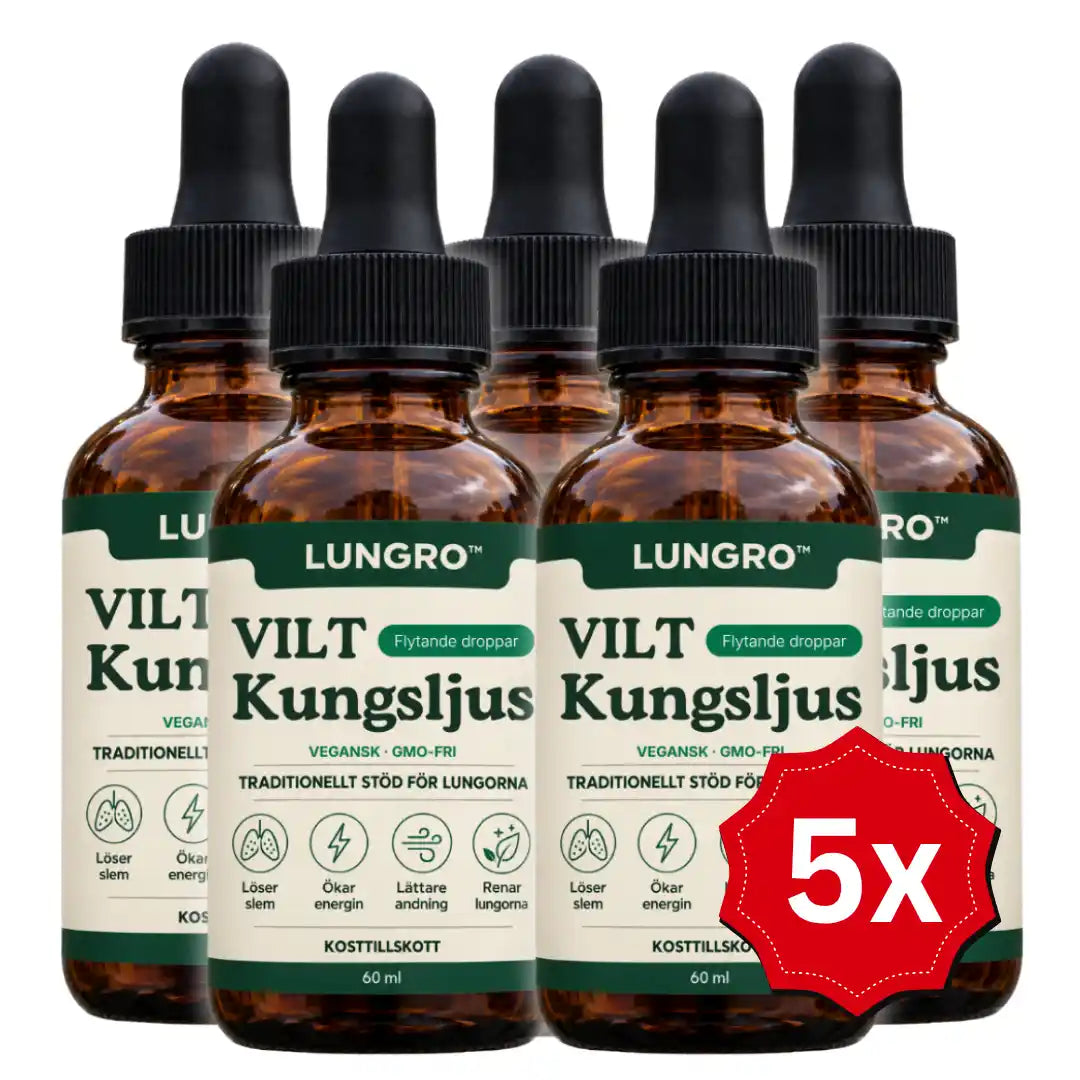 Lungro™ | Lungstödjande örtdroppar