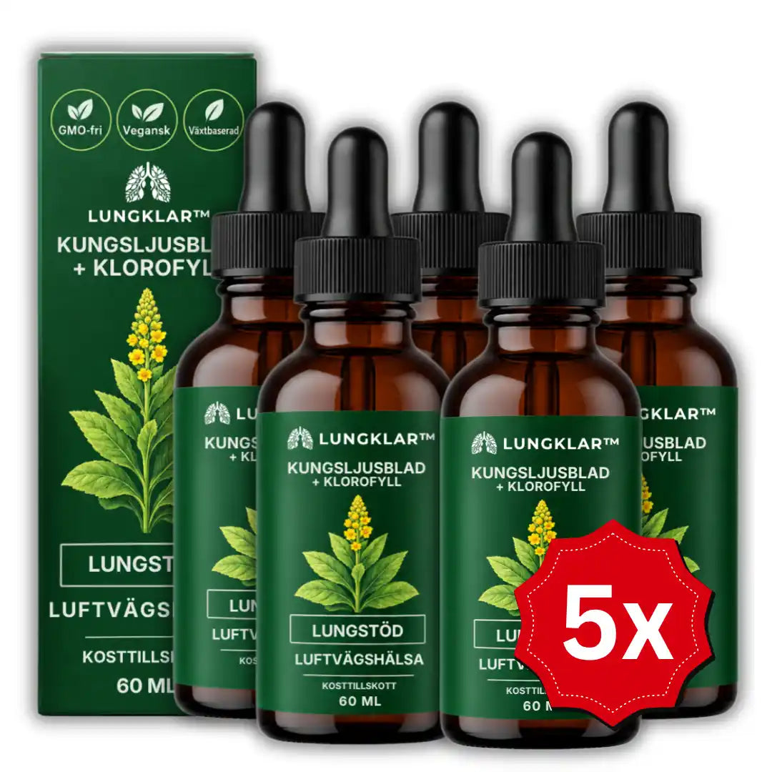 Lungklar Lungrenande Droppar