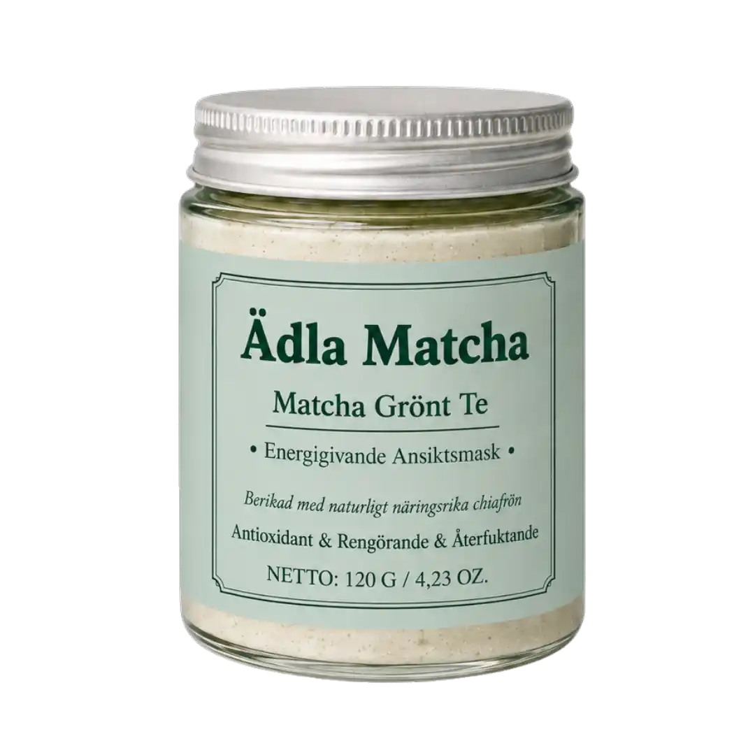 Ädla Matcha Ansiktsmask