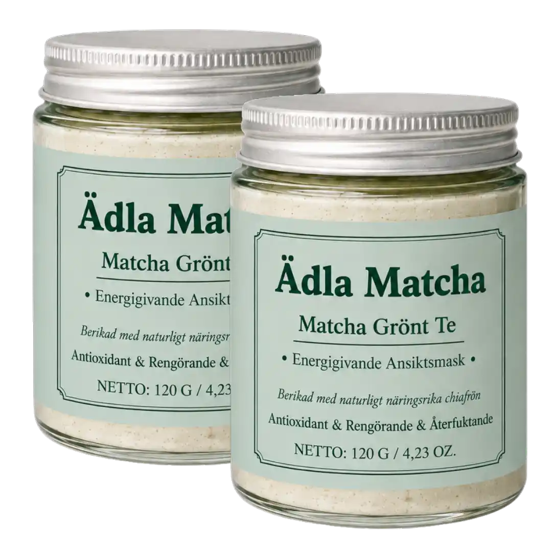 Ädla Matcha Ansiktsmask